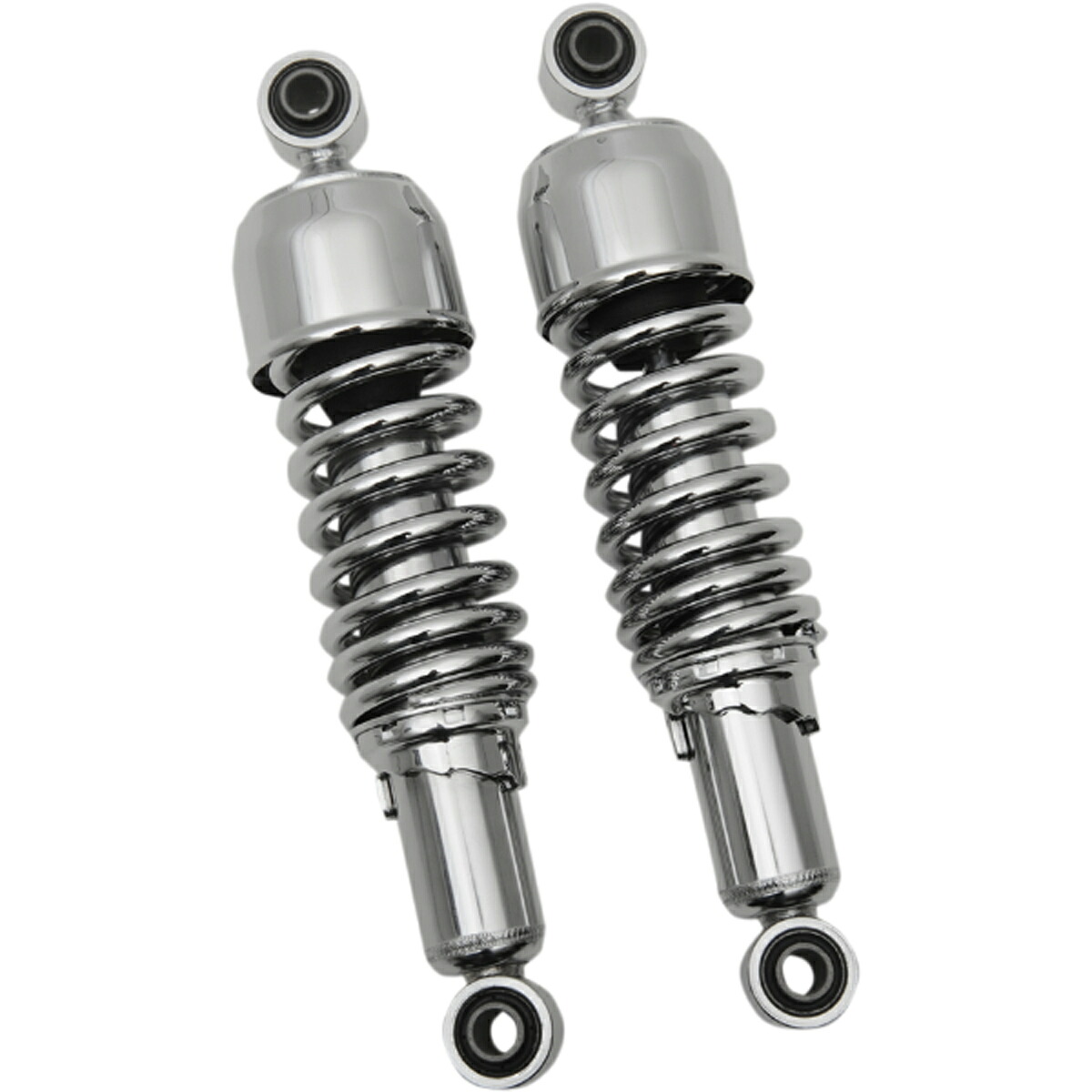 Drag Specialties リアサスペンション 12.5インチ (クローム) 【2004～2021 XL スポーツスター】1310-1298