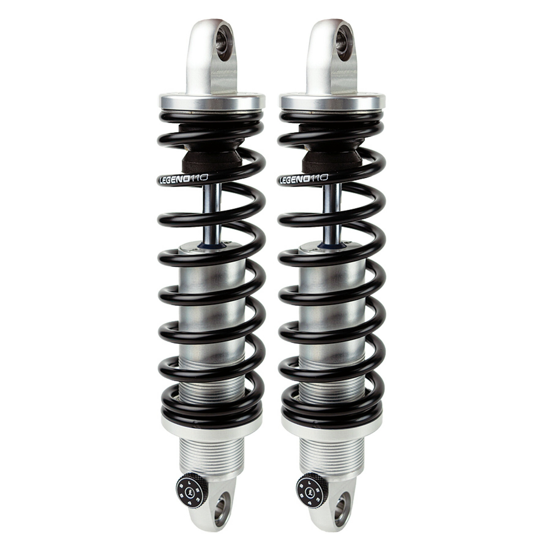 Legend Suspension Revo-A 伸び側減衰調整付 スタンダード・リアサスペンション 12インチ (シルバー) 【ダイナ】1310-1605