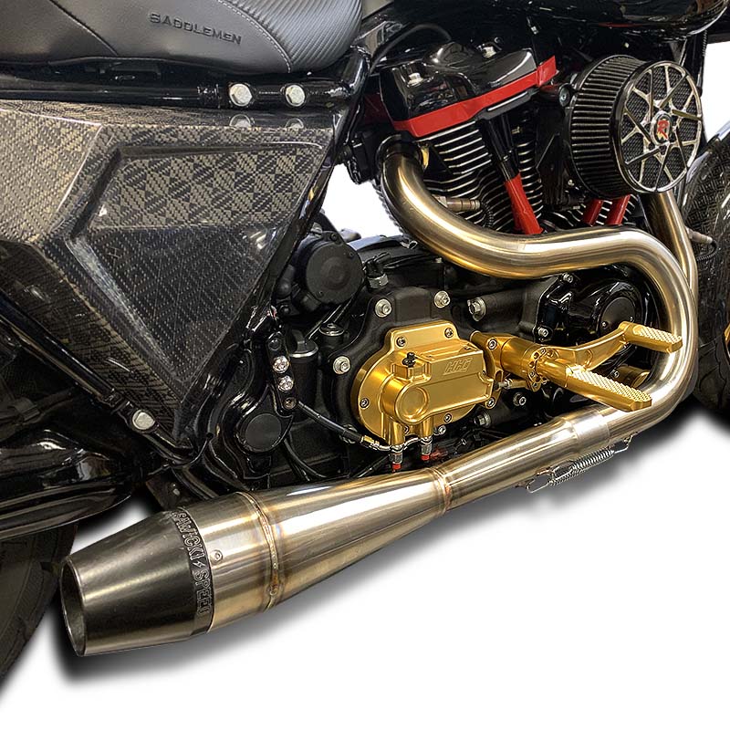 2017~2020 ツーリング DOMINATOR ミッドコントロールキット ゴールド 【Hawg Halters】750-04131|ワールドモーターライフ