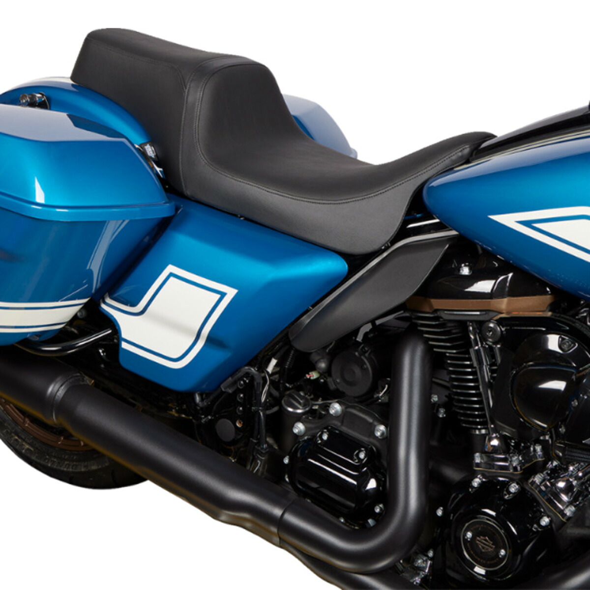 Drag Specialties Performance Predator 1-UP シート スムース 【ツーリング】0801-1480
