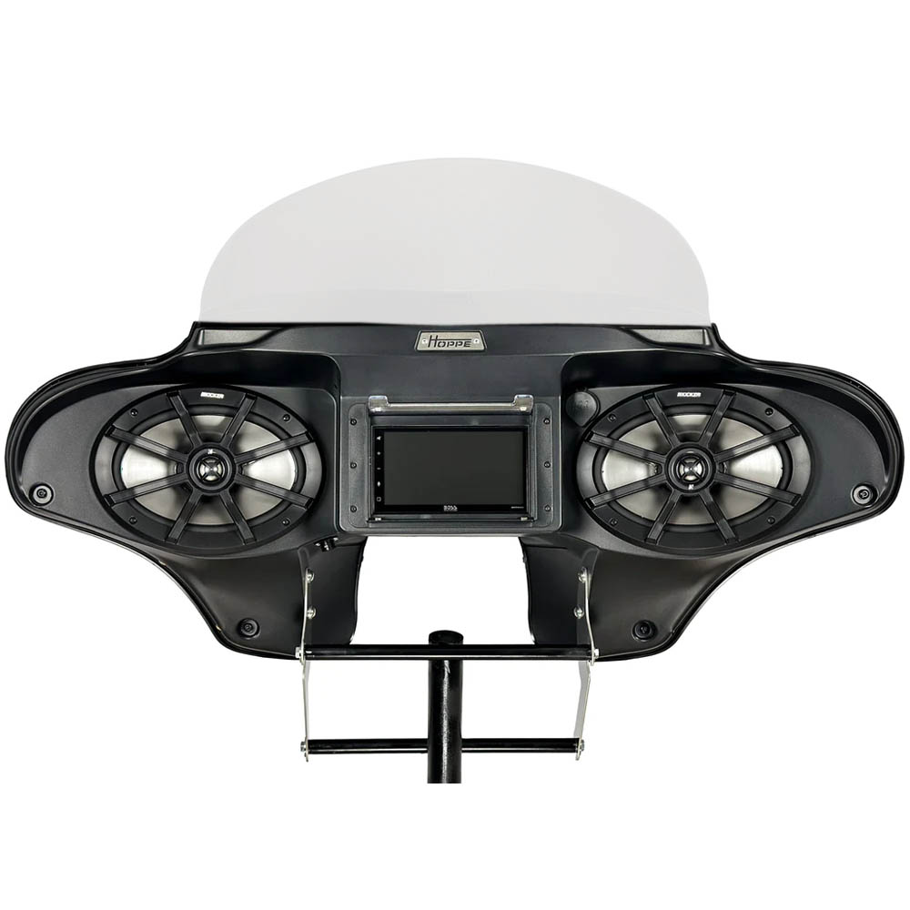 【HOPPE INDUSTRIES】 バットウイングフェアリング タッチスクリーンオーディオ 6x9インチスピーカー FLRT｜ワールドモーターライフ 230,020円