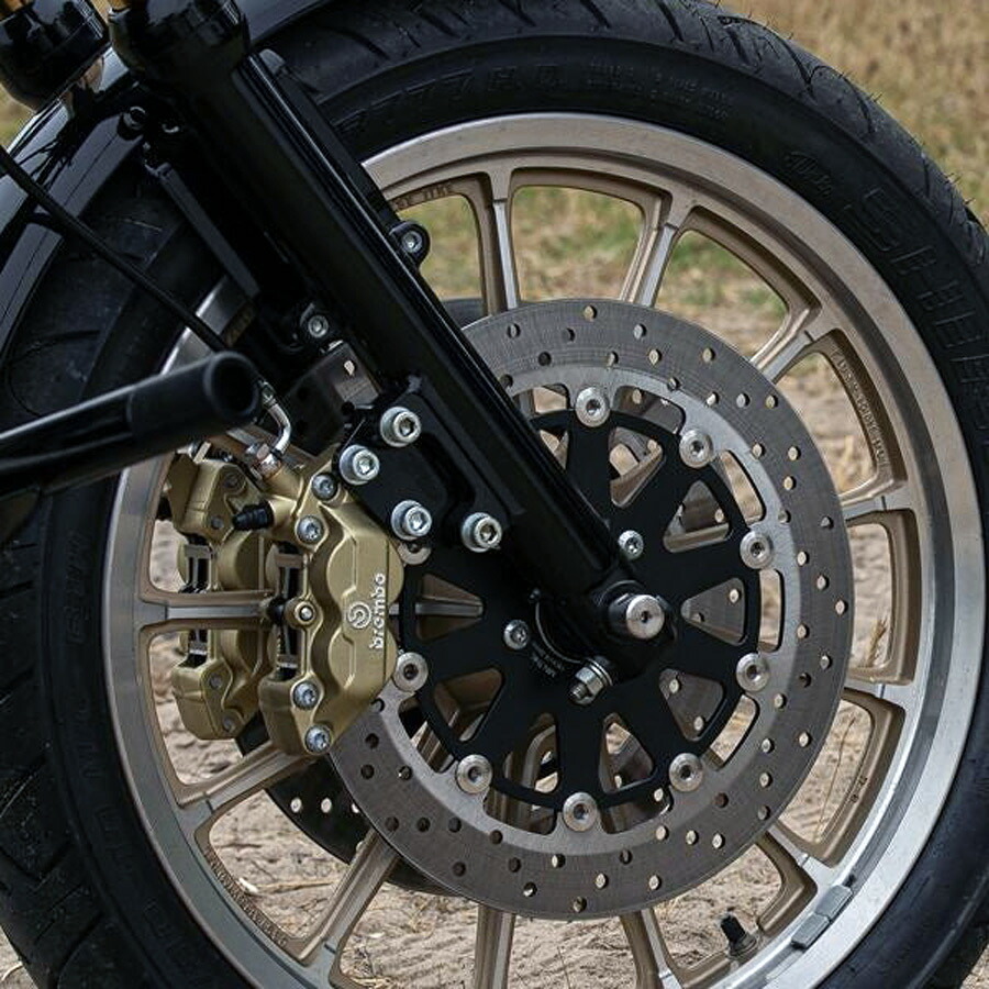 ハーレー 11.8インチ フロント用 フローティング・ブレーキローター ブラック TC Bros116-0151