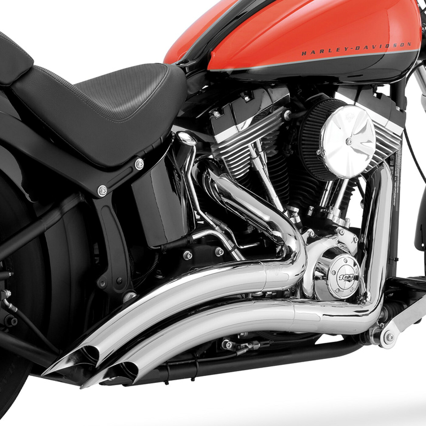 Vance & Hines ビッグラディウス フルエキゾーストマフラー PCX (クローム) 【TC ソフテイル】 1800-2569｜ワールドモーターライフ
