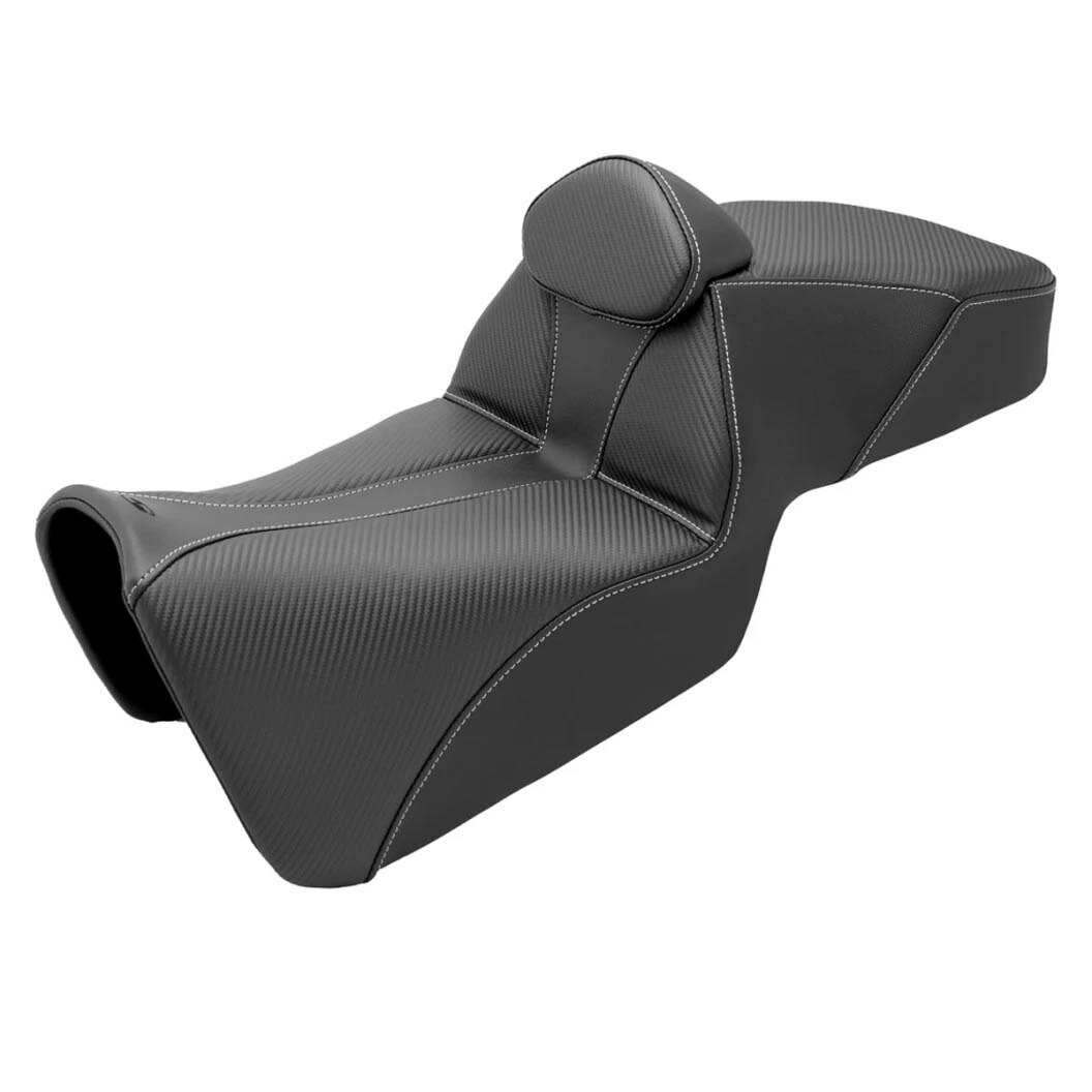 【Saddlemen】 アドベンチャーツアー 2UPシート バックレスト付き ハーレー パンアメリカ 821-34-200BR