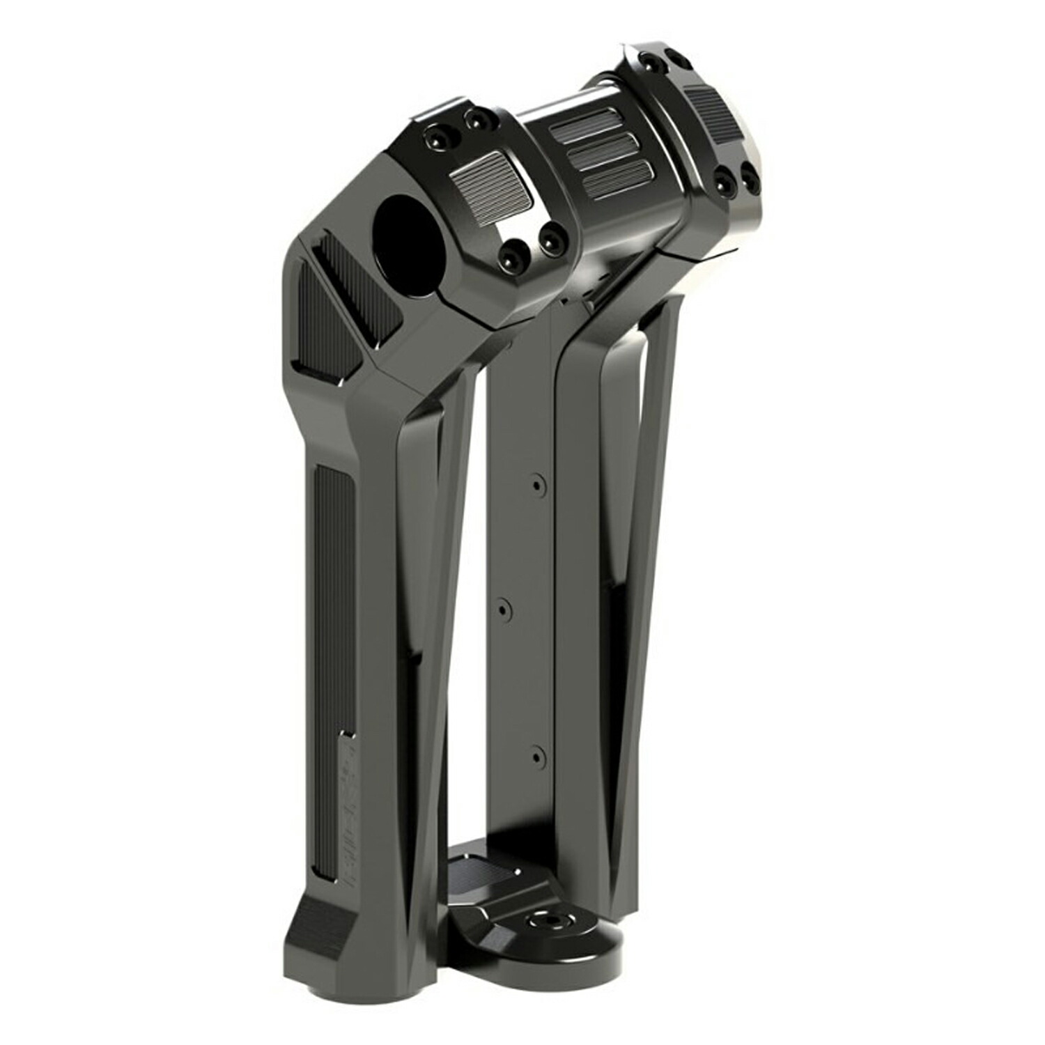 Harley-Davidson 8インチライザー スラッシンサプライ□OGライザー ストレート 8インチ ブラック