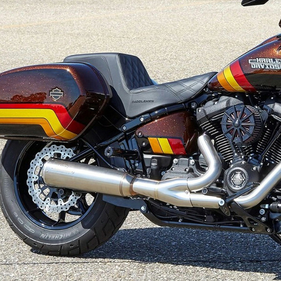Ricks Motorcycles Clubstyle リア・クラッシュバー (900mm幅) 【M8 ローライダー/S、ストリートボブ】S8-SRCB900-0｜ワールドモーターライフ