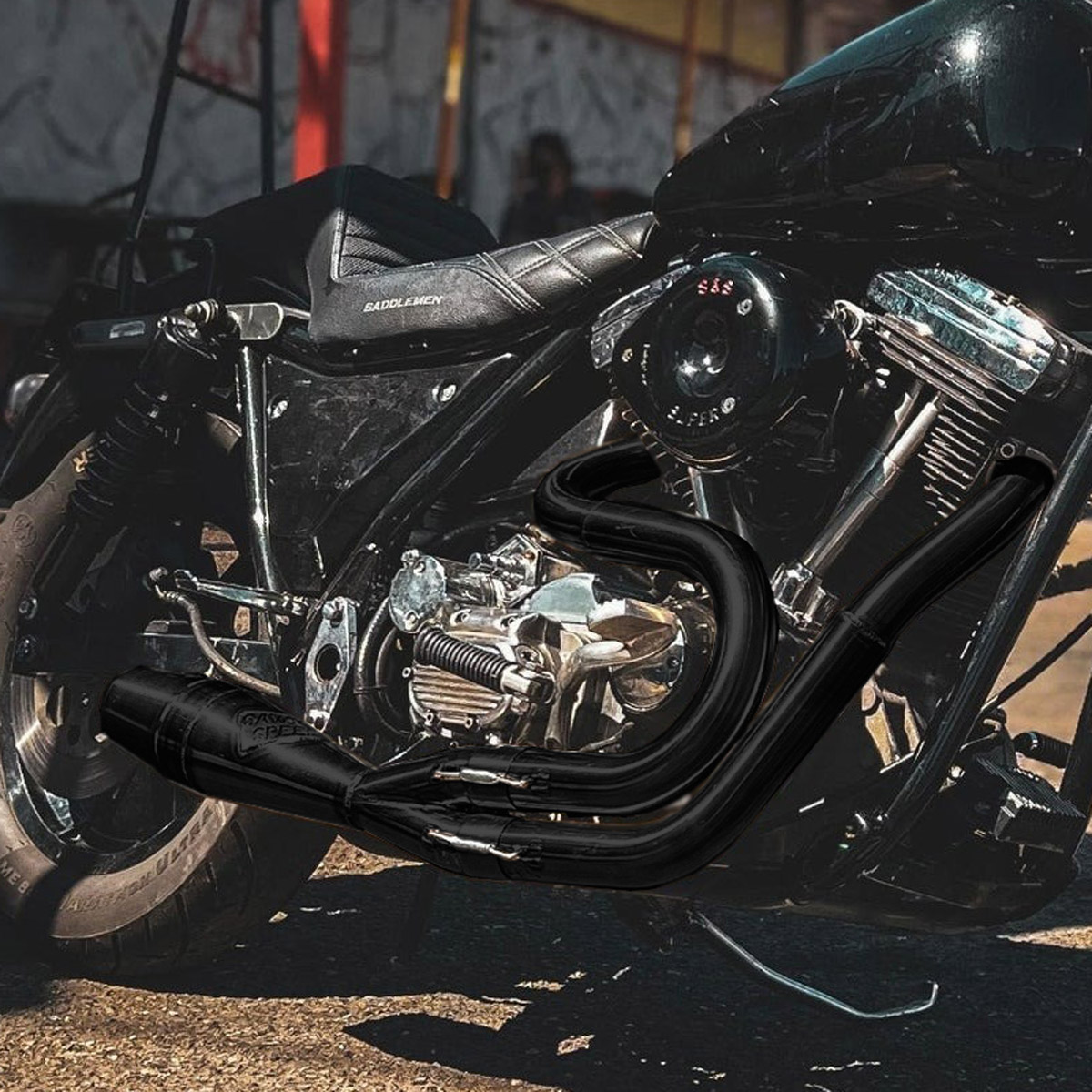 SAWICKI ショーティー・2in1フルエキゾーストマフラー M8ソフテイル 楽天市場】Sawicki Speed ショーティーキャノン・2-1フル