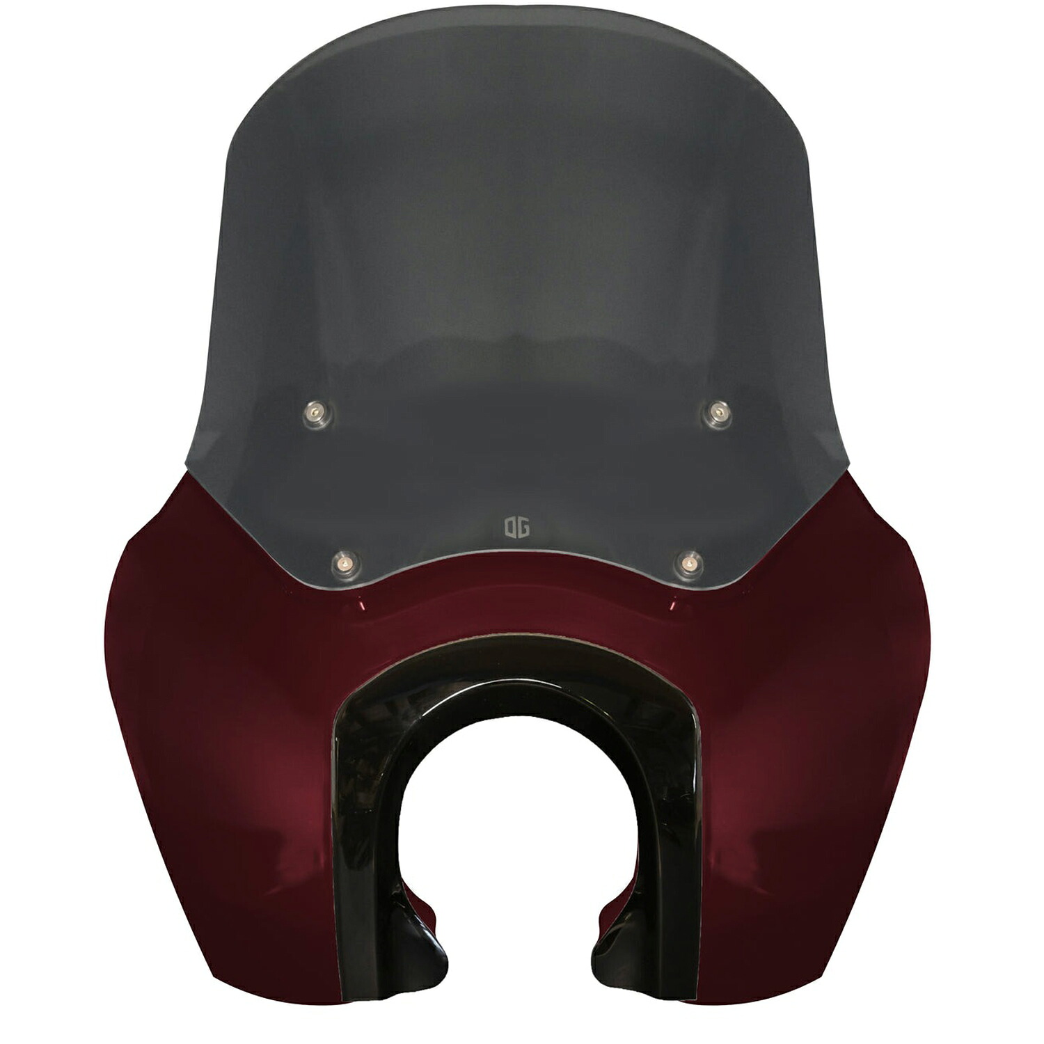 M8 ローライダーS T-Sportフェアリングキット OEヘッドライト仕様 (ミッドナイトクリムゾン/15インチ・ダークスモーク) 【OG】 F-03-OE-SM-CM-MC｜ワールドモーターライフ