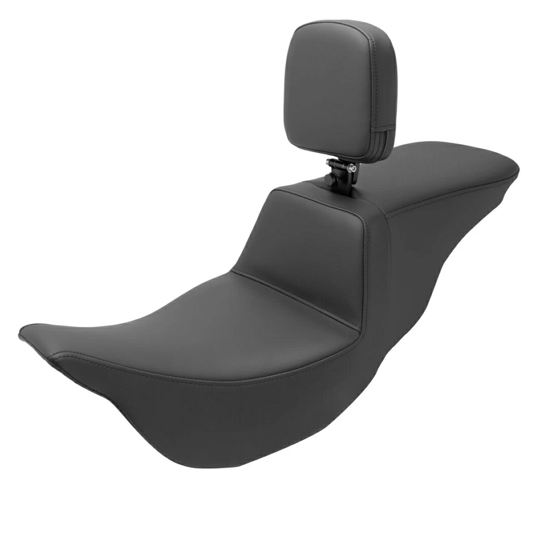 SaddleMen ツーリング用ツアー ステップアップ シート（バックレスト付） プレーン 0801-1465