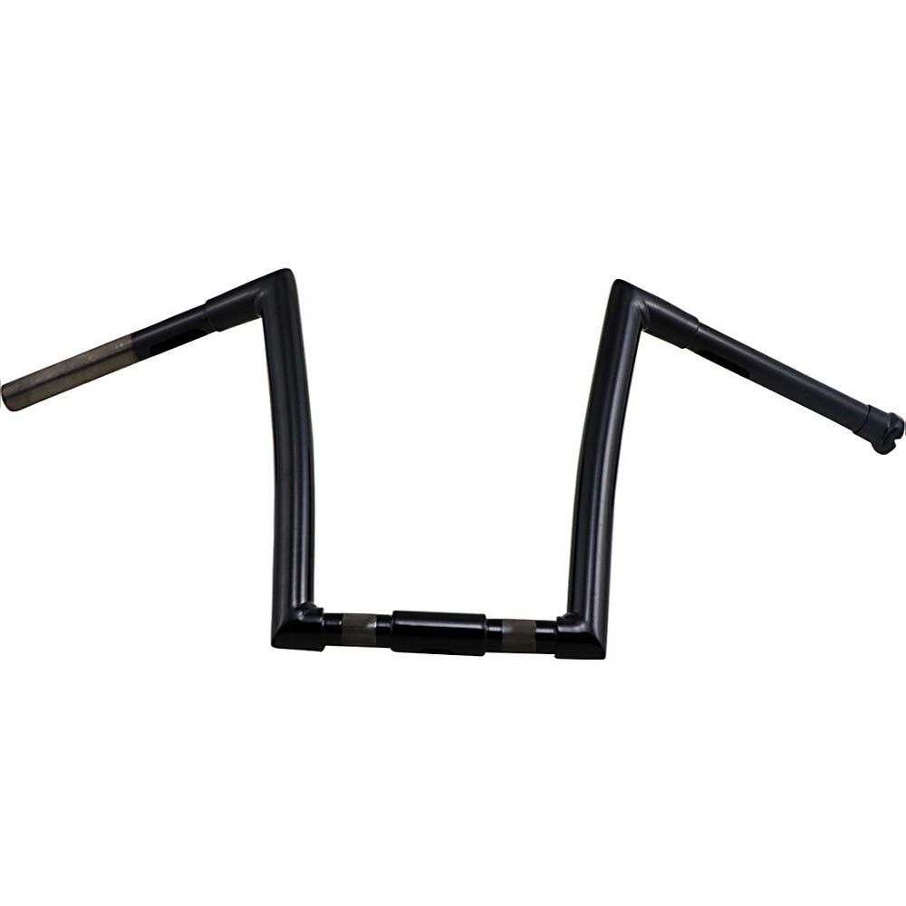 【トッズサイクル】0601-2802 1.25インチ STRIP ハンドルバー スプリンガー用 グロスブラック　12インチ 1988～2011 FXSTS/B、FLSTS/C/B