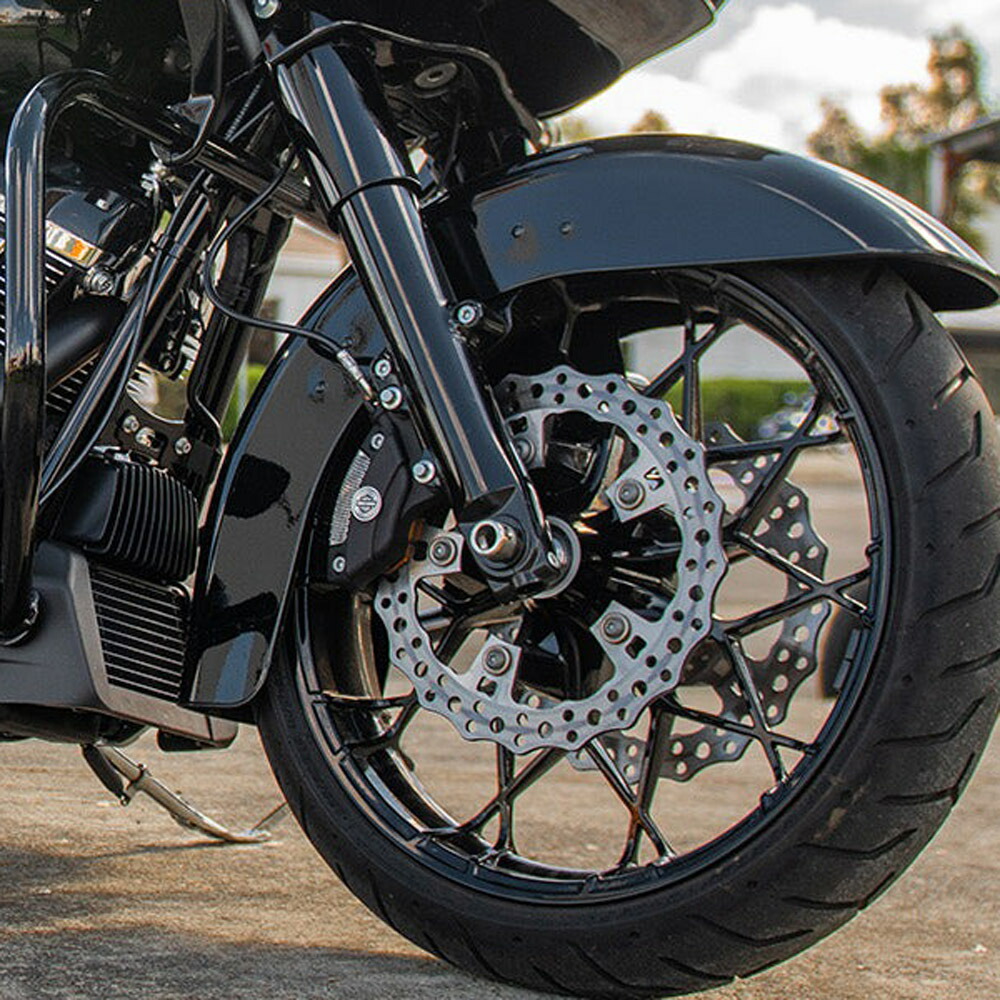 2014～2023 ツーリング ジャグ・フロントブレーキローター Arlen Ness