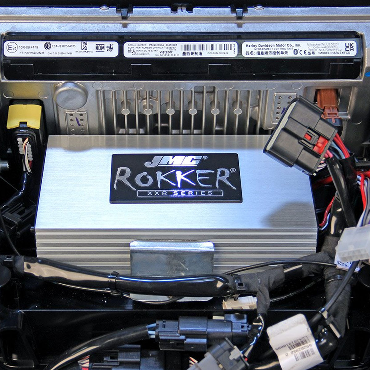 2024以降 ストリートグライド ROKKER 1000XXR ステージ6 2040W 4CHアンプキット J&M