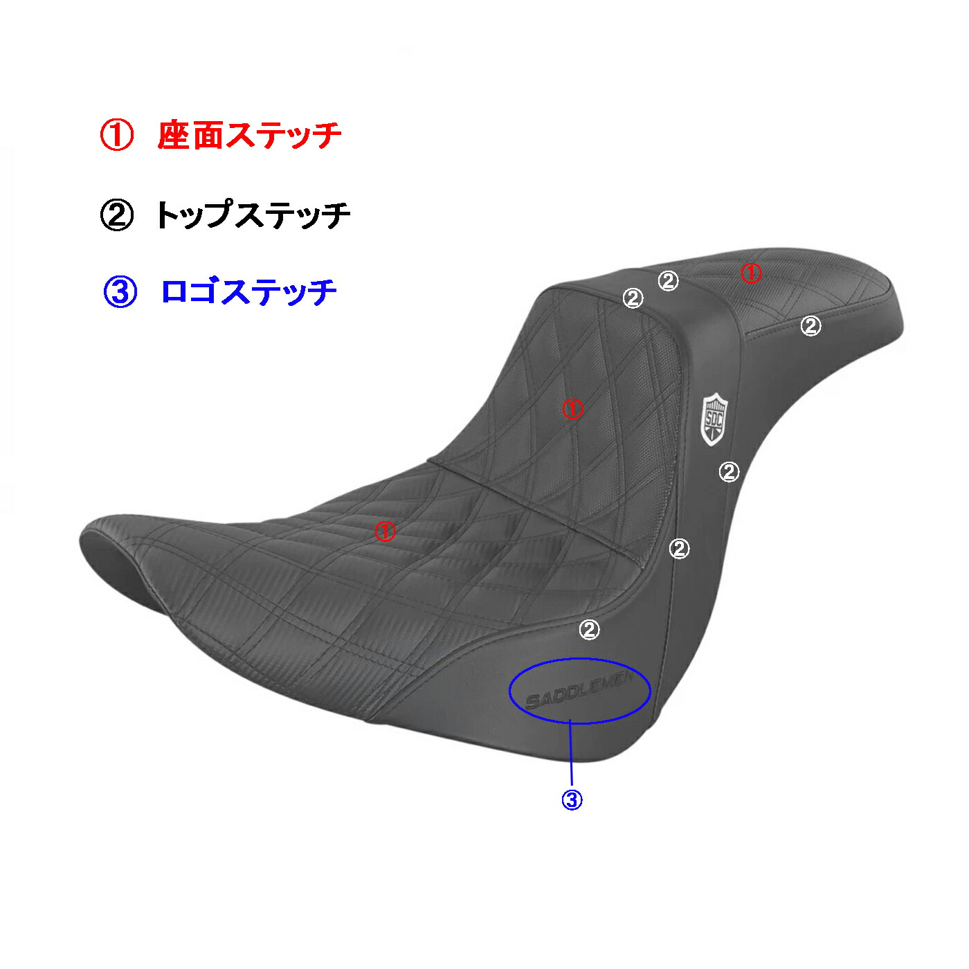 楽天市場】【Saddlemen】Proシリーズ SDC パフォーマンス