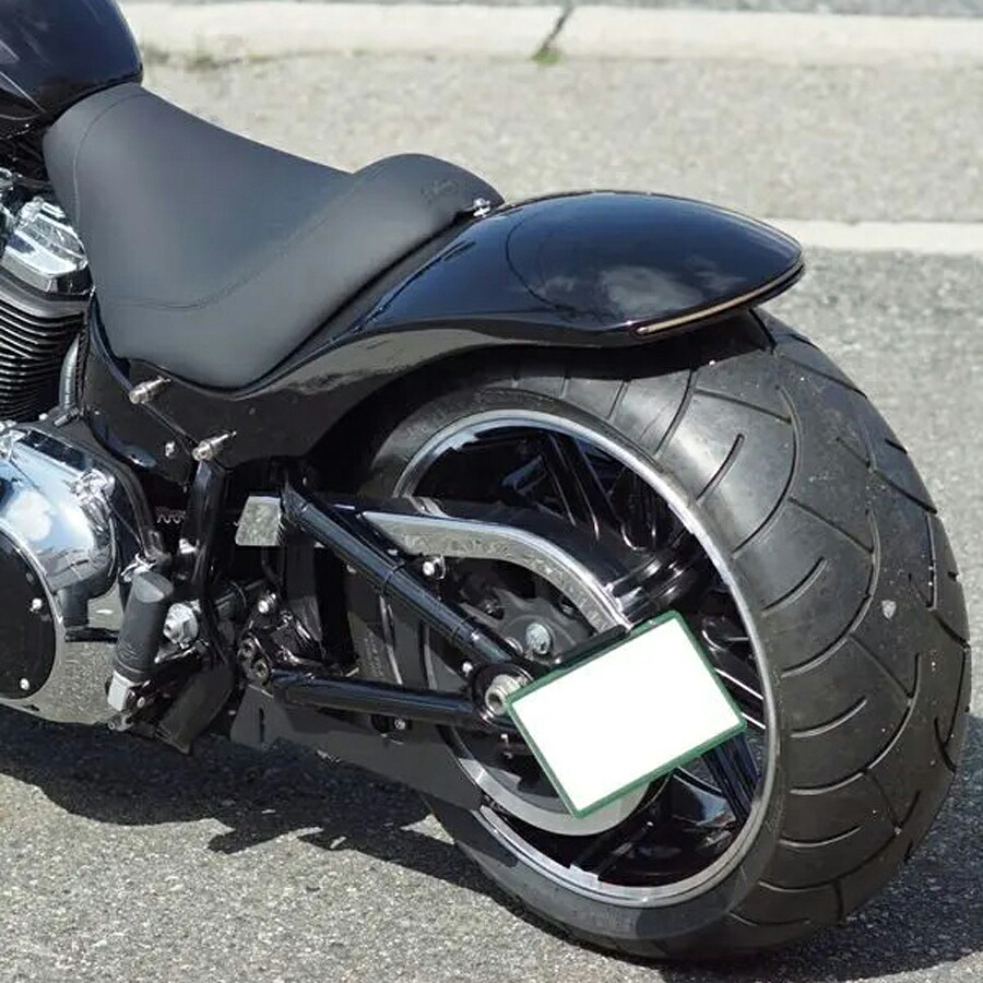 M8ソフテイル ブレイクアウト、ファットボーイ ショートリアフェンダー (スモークレンズ/ウインカー無し) ノイズ|ワールドモーターライフ