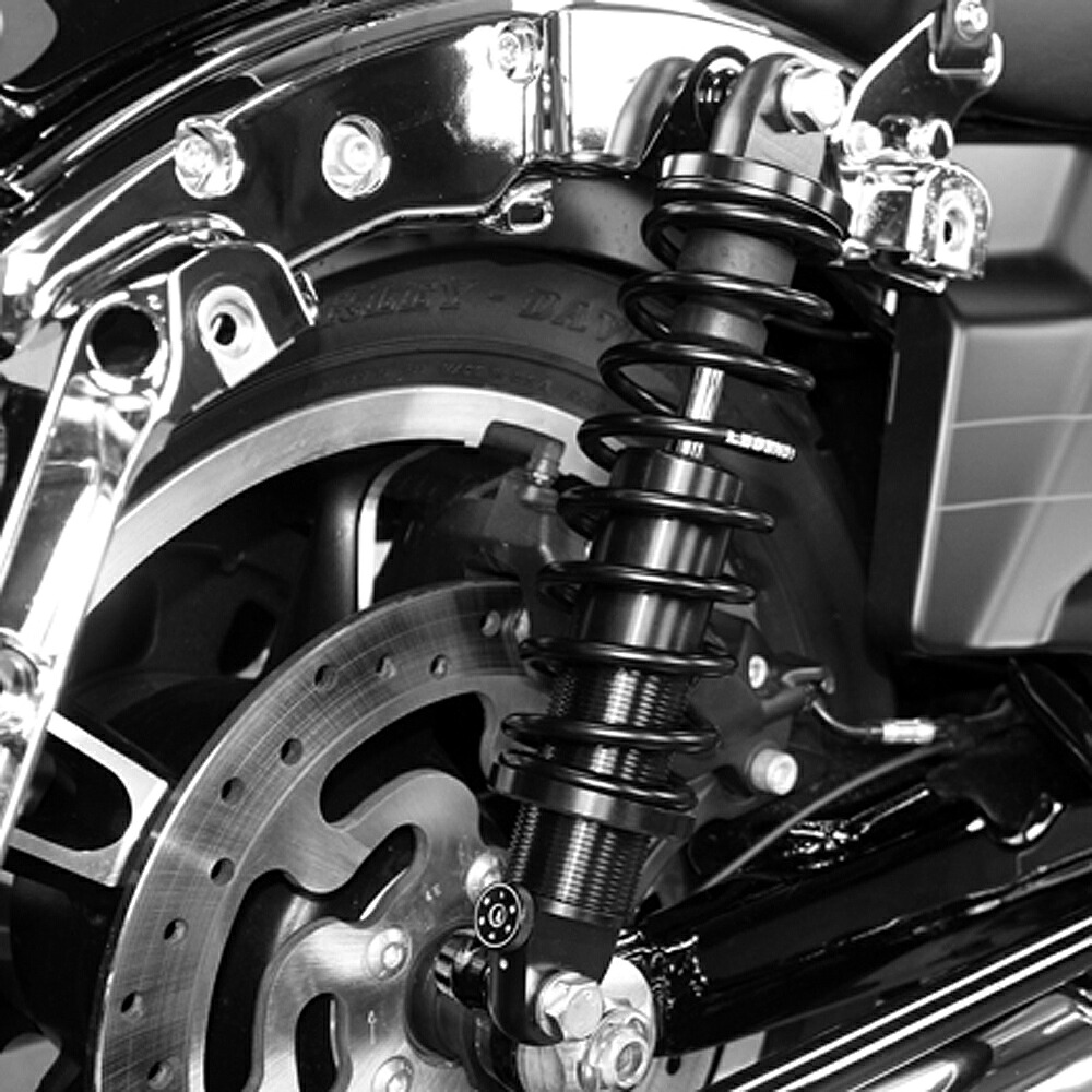 Legend Suspension Revo-A 伸び側減衰調整付 スタンダード・リアサスペンション 13インチ (ブラック) 【ツーリング】1310-0959