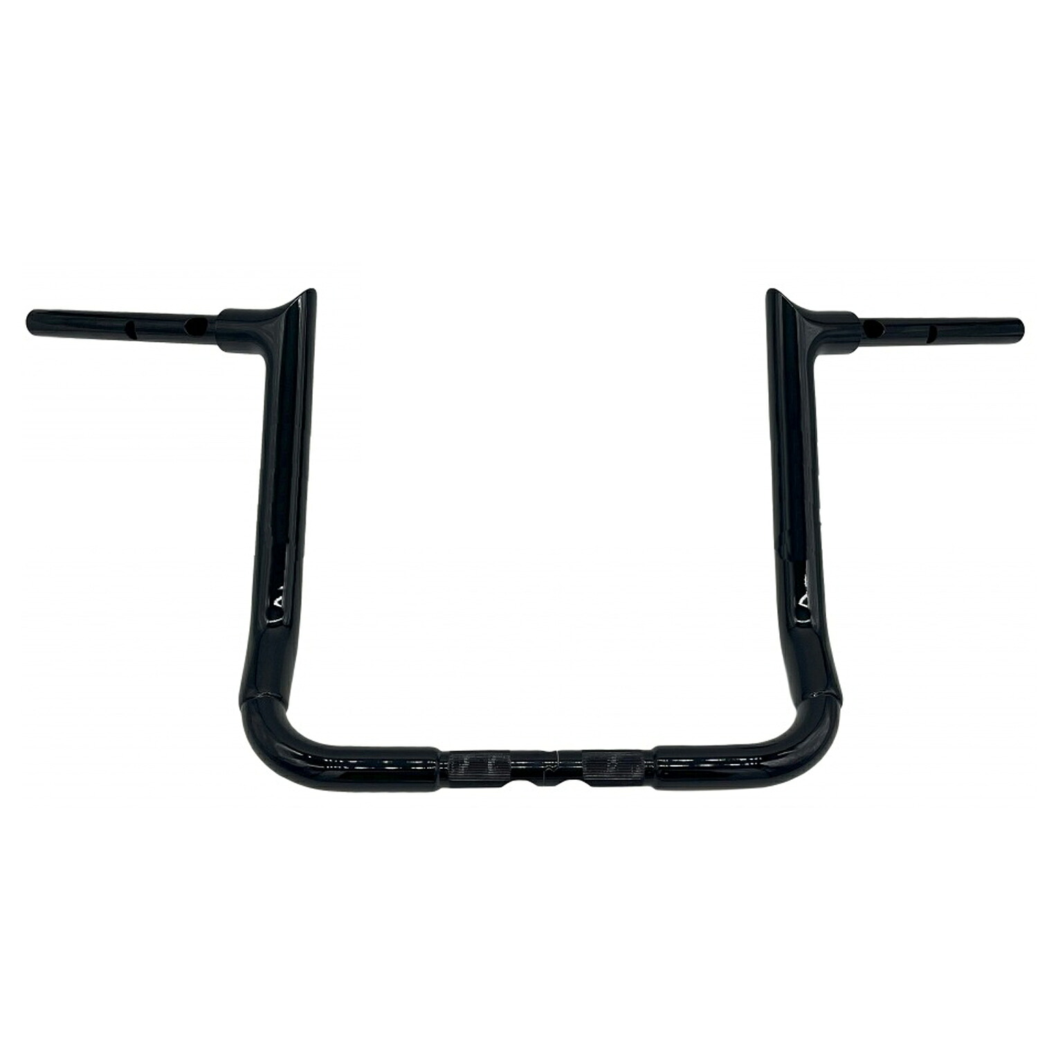Fat Baggers 1.5インチ径 EZ Install ポインテッドトップハンドルバー 16インチ (グロスブラック) ストリートグライド