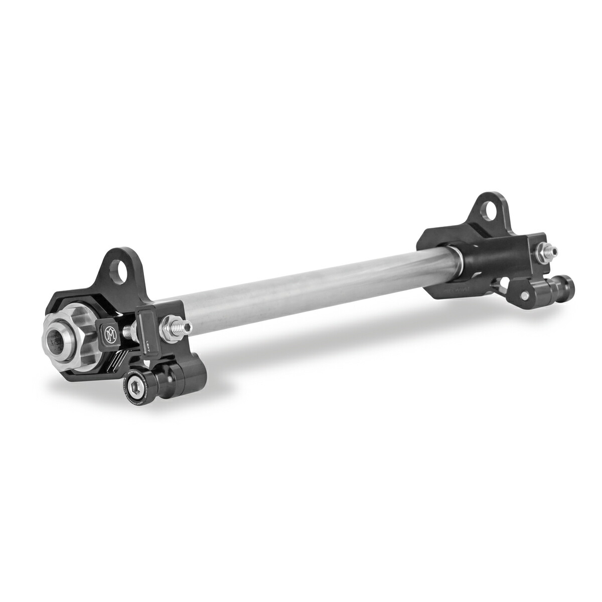 ハーレー Touring リアアクスルアジャスターキット ブラック 【Performance Machine】0117-0028M-B