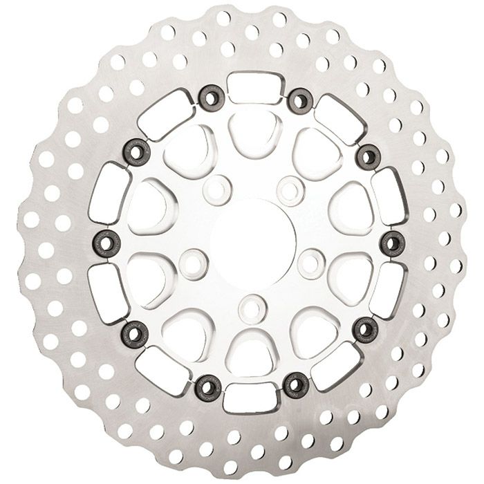 スライフォックス 11.8インチ フロントブレーキディスクローター (シルバー)｜ワールドモーターライフ
