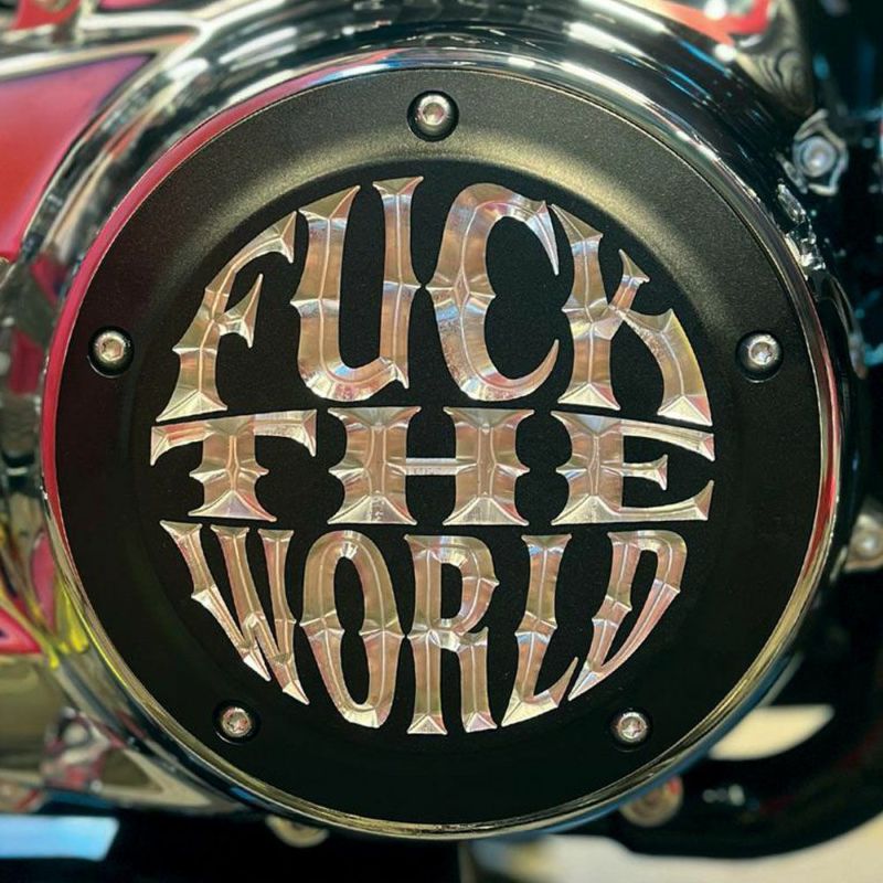 M8ツーリング FTW ダービカバー マットブラック Indian Larry Motorcycles|ワールドモーターライフ