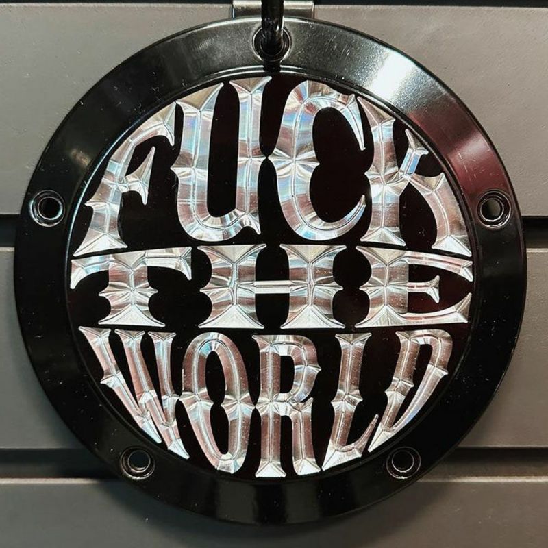 M8ソフテイル FTW ダービカバー グロスブラック Indian Larry Motorcycles|ワールドモーターライフ