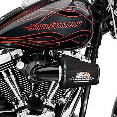 ハーレー純正 ダイナ、ソフテイル用 HEAVY BREATHER パフォーマンスエアークリーナーキット ブラック 29098-09|ワールドモーターライフ