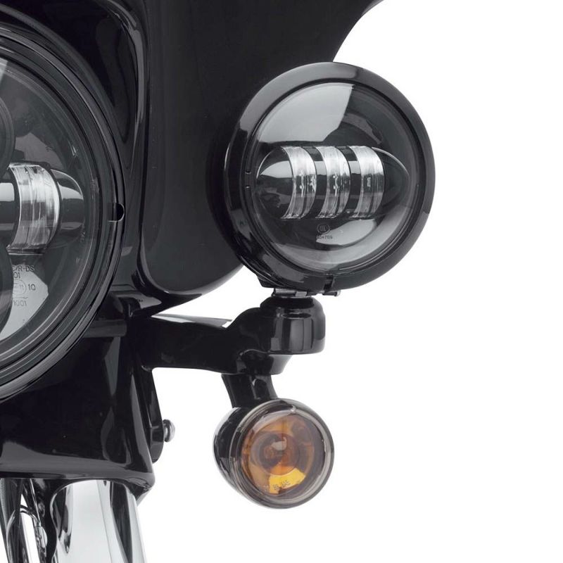 ハーレー純正 LED 4インチ・補助ライト ブラック 68000173|ワールドモーターライフ