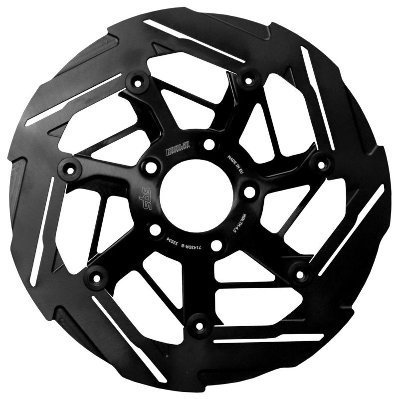 M8 ソフテイル 他 7スポーク・フロントブレーキローター11.8インチ 右用 (ブラック) コドリン by SBS