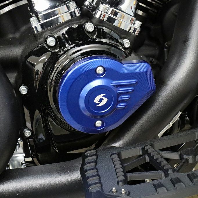 2024以降 ツーリング、2025以降 ソフテイル タイマーカバー (ブルー) スピードラ