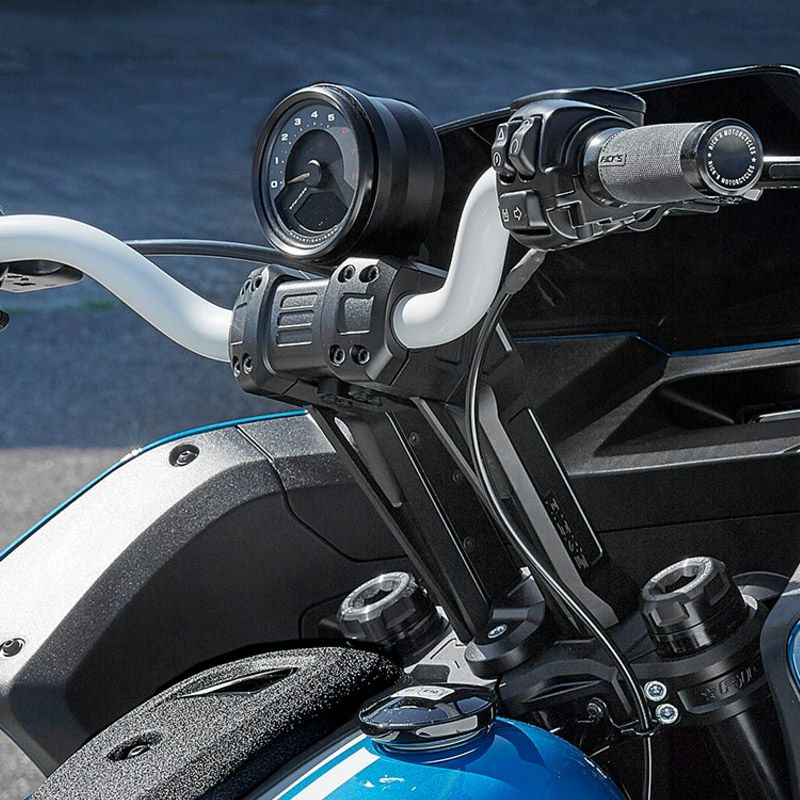 M8 ファットボブ クラブスタイル メーターマウント付 7インチ プルバックライザー リックスモーターサイクル|ワールドモーターライフ