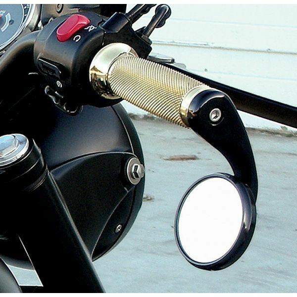 【トッズサイクル】0640-0432 バーエンド　シューターミラー　ブラック　右 24,327円