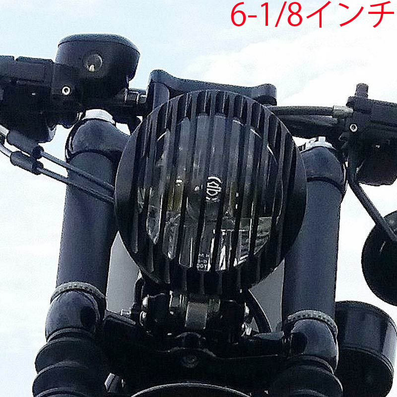 【DK-Custom】 アッパーフォークカバー 39mm用 6-1/8インチ DK-UFC-BLK-618