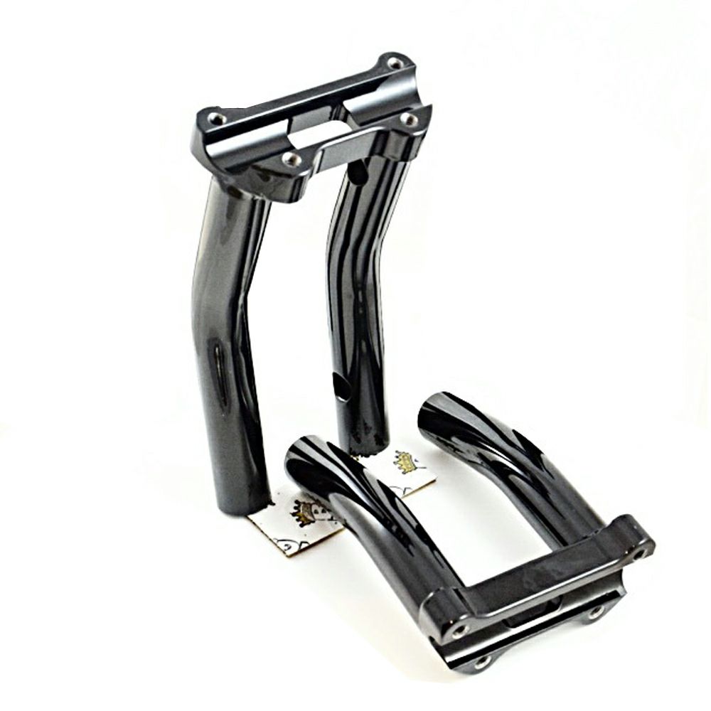 正規品）BUNG KING その他ハーレー スタビライザー One Piece Lower Riser 16in 1inPB w hole Sat…  通販