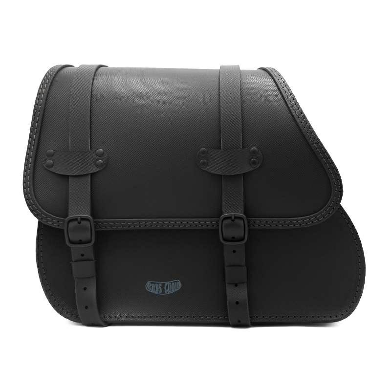 エンズクオイオ Rev GYPSY レザーサドルバッグ 27L (型押しレザー) TC ソフテイル|ワールドモーターライフ