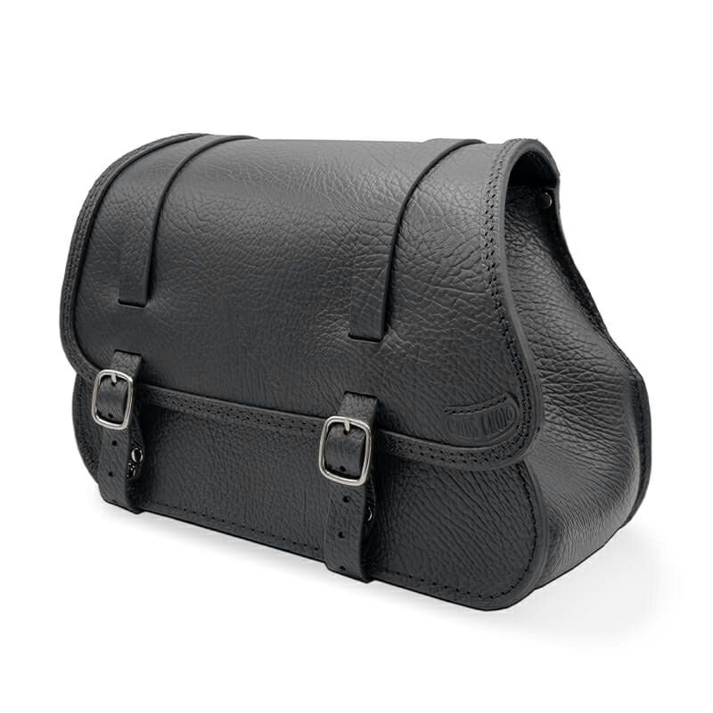 エンズクオイオ リトル GYPSY レザーサドルバッグ 18L (リンクルレザー) M8ソフテイル