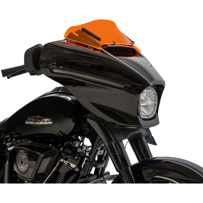 クロックワークス Kolor FLAREウインドシールド 6.5インチ オレンジアイス 2024以降 FLHX
