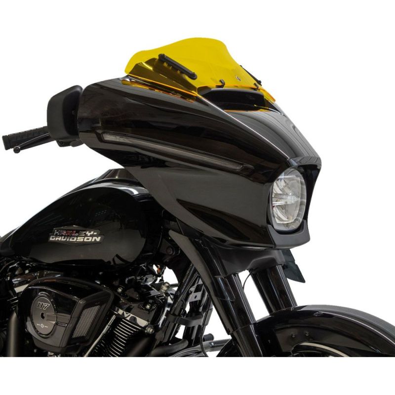 クロックワークス Kolor FLAREウインドシールド 6.5インチ イエロー 2024以降 FLHX