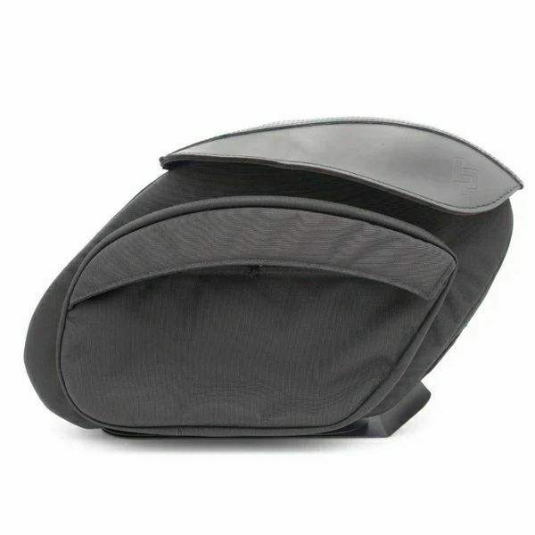 Leather Pros レトロシリーズ V4 デタッチャブル サドルバッグ ナイロン FXR用