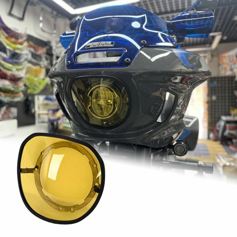 ローライダーST ヘッドライトプロテクトカバー イエロー