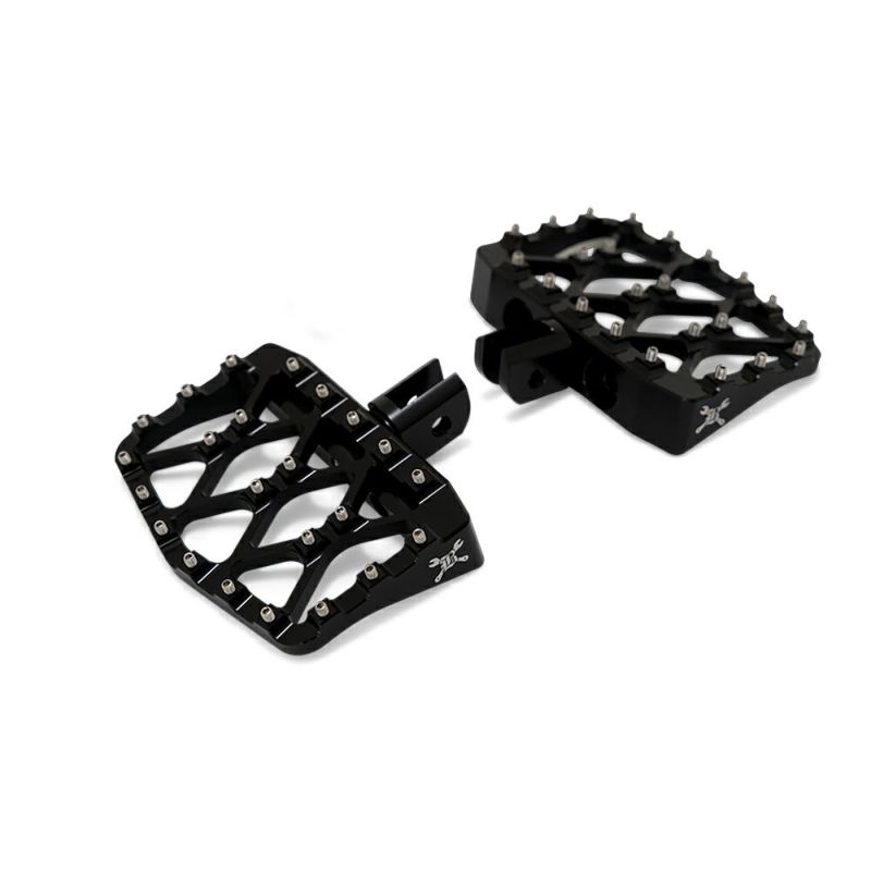 バーリー MXエボリューション ミニフロアボード (ブラック) M8ソフテイル