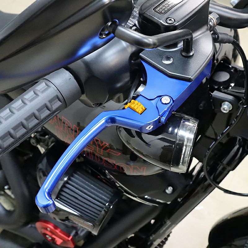 2025以降ソフテイル アジャスタブルレバーセット スタンダードタイプ (ブルー/ゴールド) スピードラ