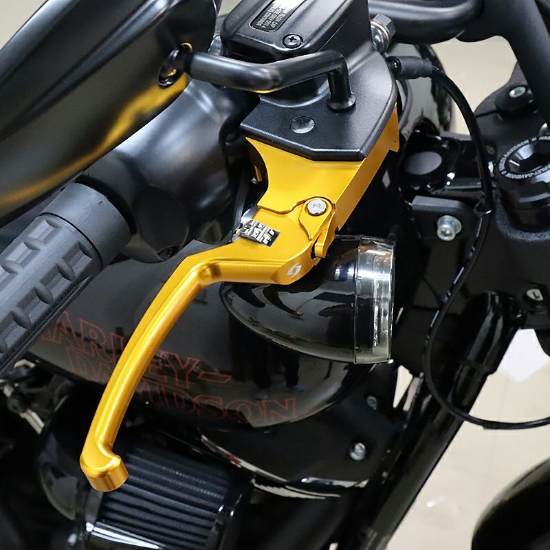 2025以降ソフテイル アジャスタブルレバーセット スタンダードタイプ (ゴールド/シルバー) スピードラ