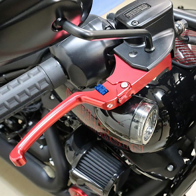 2025以降ソフテイル アジャスタブルレバーセット スタンダードタイプ (レッド/ブルー) スピードラ