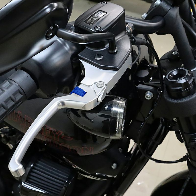 2025以降ソフテイル アジャスタブルレバーセット スタンダードタイプ (シルバー/ブルー) スピードラ