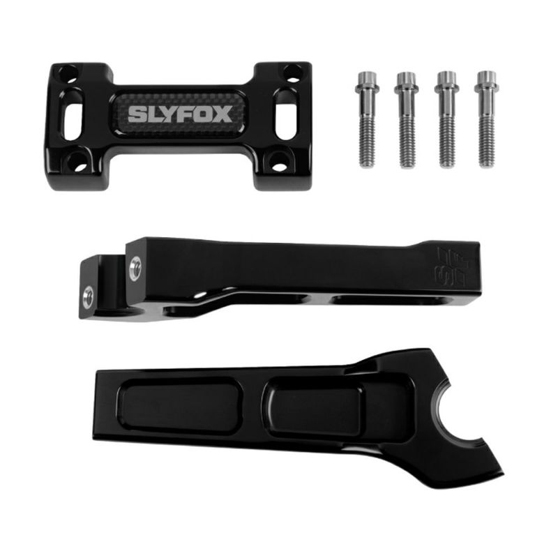 SLYFOX ストレートライザー ブラック1インチクランプ径 6インチ高