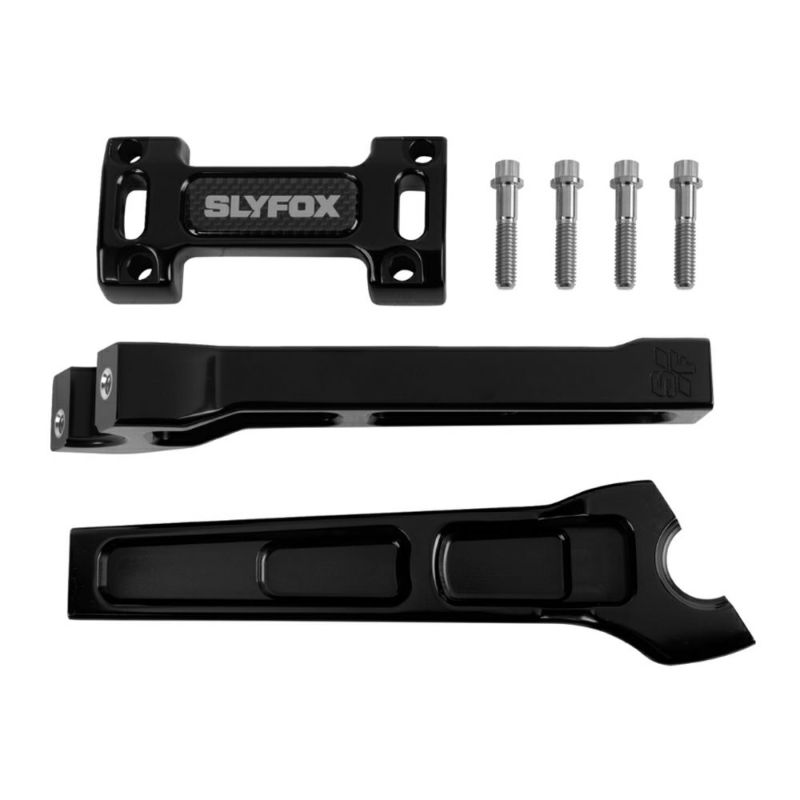 SLYFOX ストレートライザー ブラック1インチクランプ径 8インチ高｜ワールドモーターライフ