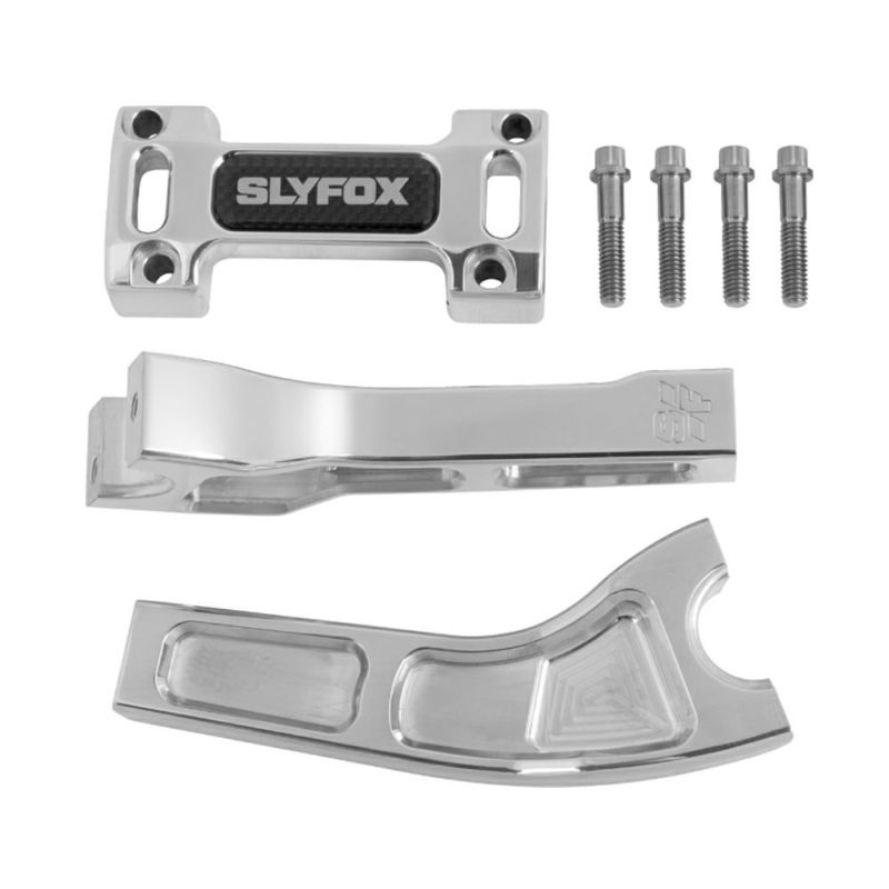SLYFOX プルバックライザー ロウアルミ 1.125インチクランプ径 6インチ高｜ワールドモーターライフ
