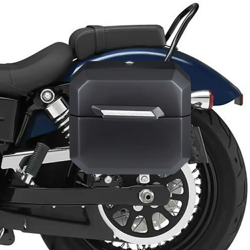 Viking Bags アウトロー クイックマウント サドルバッグ 20L (マットブラック) ダイナ ワイドグライド|ワールドモーターライフ