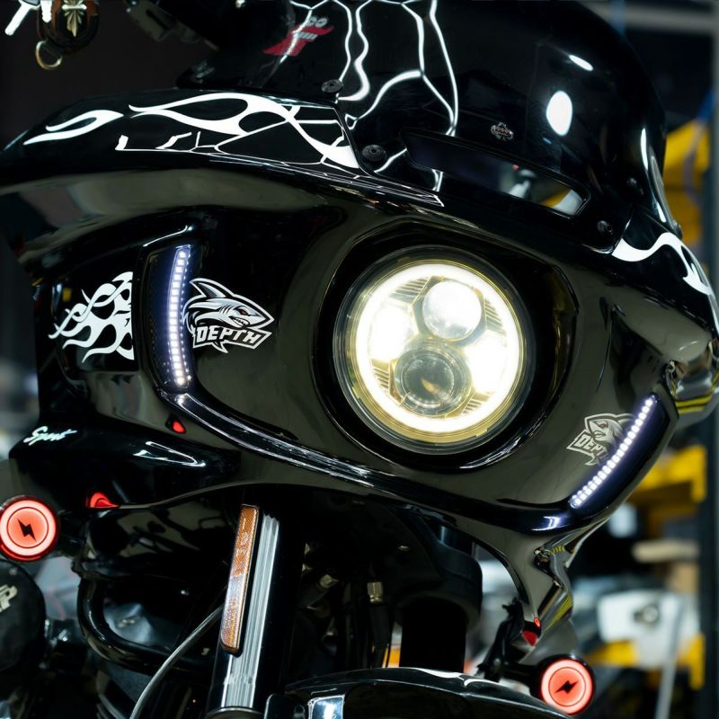 HOGWORKZ LEDベントライト (ブラック) ローライダーST