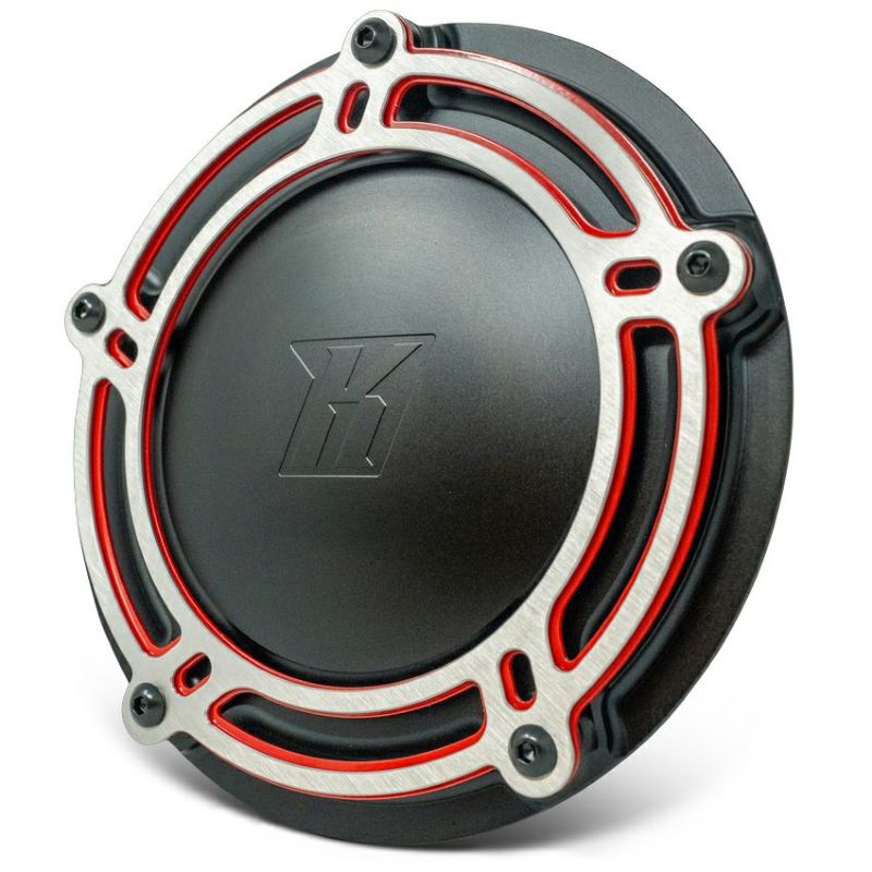 M8 ツーリング NXL レッドライン ダービーカバー コドリン|ワールドモーターライフ