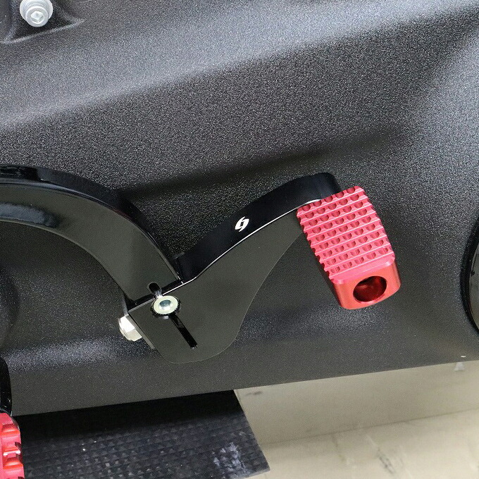 SPEEDRA ミッドコントロール・ヒールシフター Aタイプ (レッド) M8ソフテイル｜ワールドモーターライフ